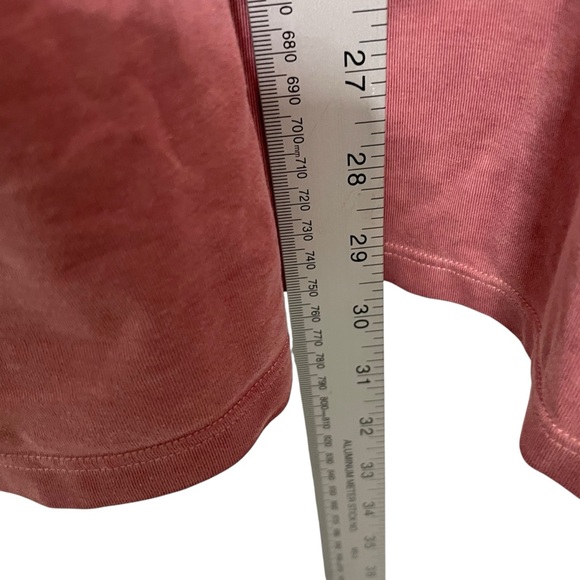 Lululemon Athletica Fundamental Short Sleeve Tee Shirt Relaxed Fit XXL Red Wash - Picture 4 of 5